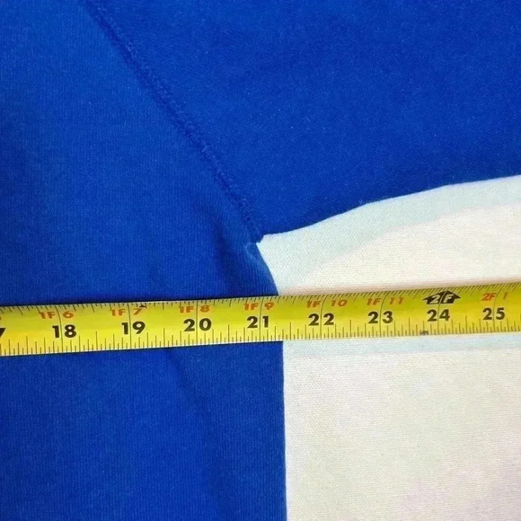 VTG Hanes Sport Snowman Winter crew neck sweatshirt size XL USA made **stain** - Picture 8 of 9